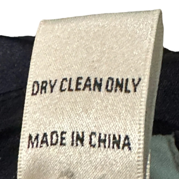 EUC Beautiful Satin Navy ruched front Bill Levkoff Strapless Holiday dress sz 10 - Picture 6 of 8